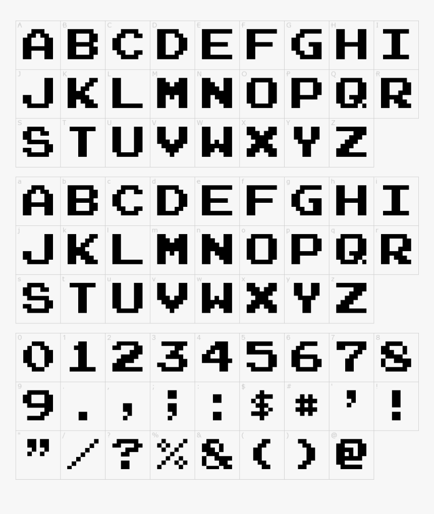 Clip Art Yuji Adachi Download Characters - Arcade Font, HD Png Download