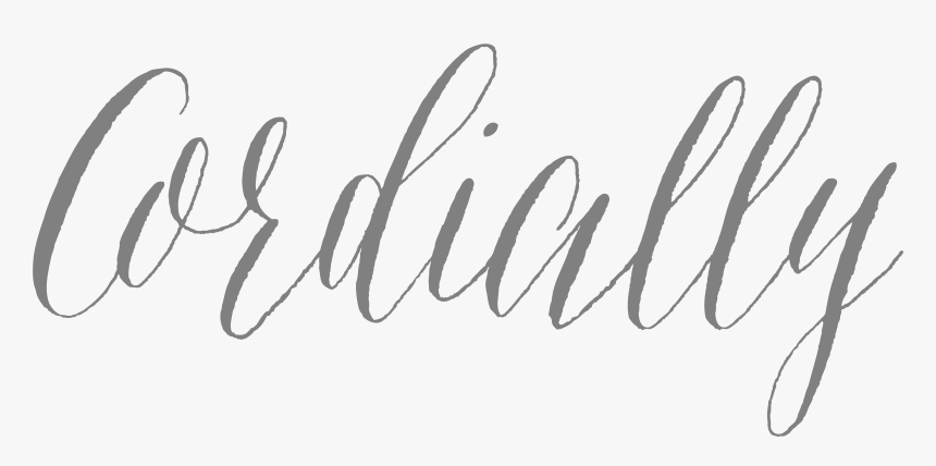 Cordially, HD Png Download
