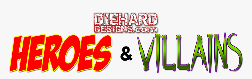 Dc Super Heroes & Villains Apparel Header - Graphic Design, HD Png Download