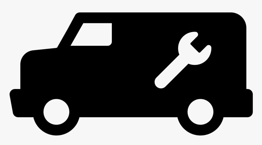 Silhouette At Getdrawings Com - Service Van Icon, HD Png Download