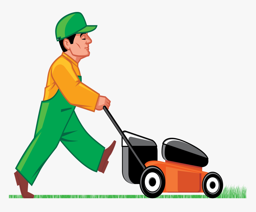 Png Lawn Service - Clip Art Cutting Grass, Transparent Png