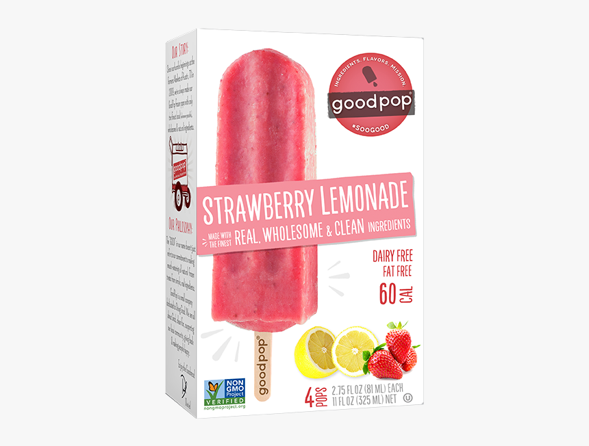 Strawberry Lemonade - Goodpop Orange And Cream, HD Png Download