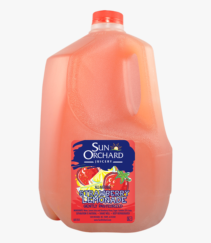 Strawberry Lemonade 1gl - Plastic Bottle, HD Png Download