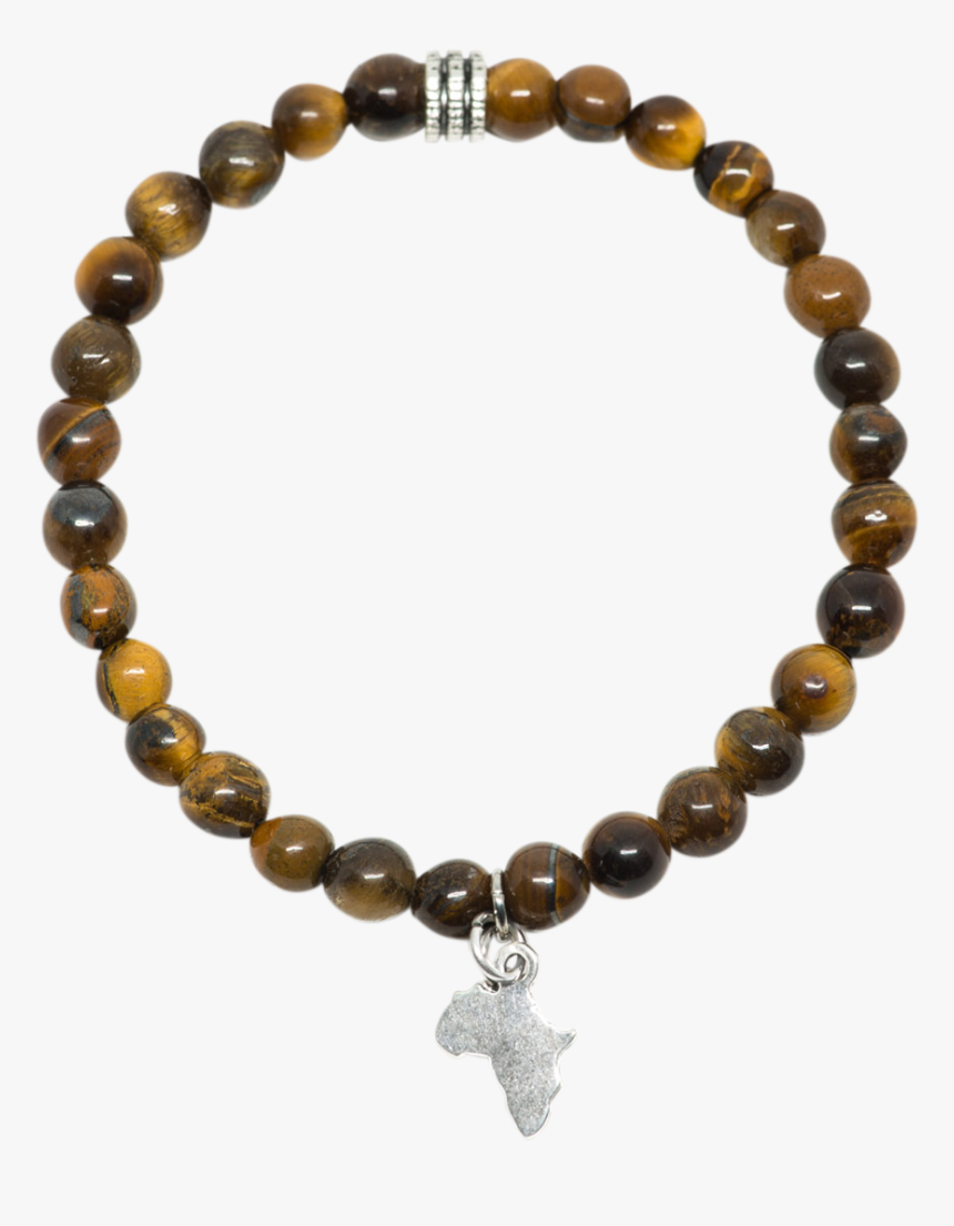 South African Tiger S Eye With Africa Charm, HD Png Download