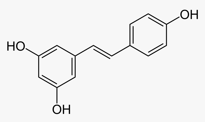 Resveratrol Trans - Catechin Structure, HD Png Download
