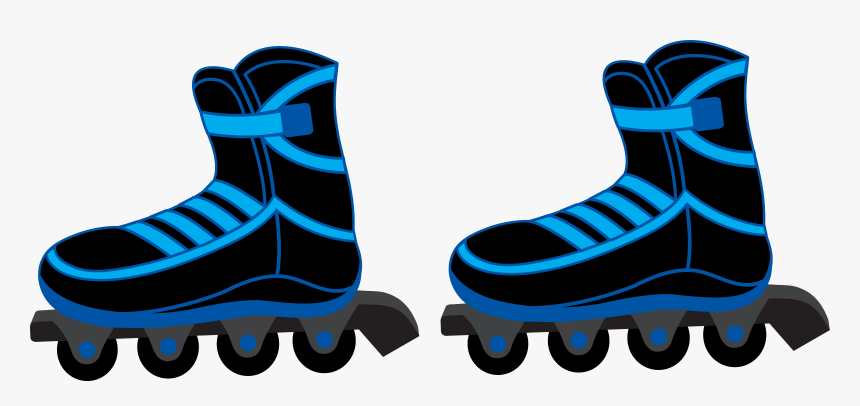 Clipart Of Cool, Roller And Blades - Roller Derby, HD Png Download