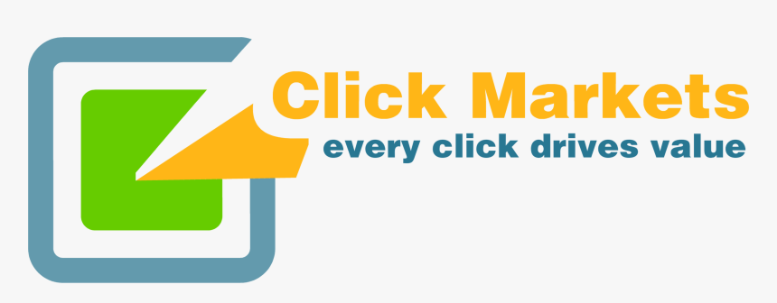 Click Markets Logo Trans Png - Graphic Design, Transparent Png