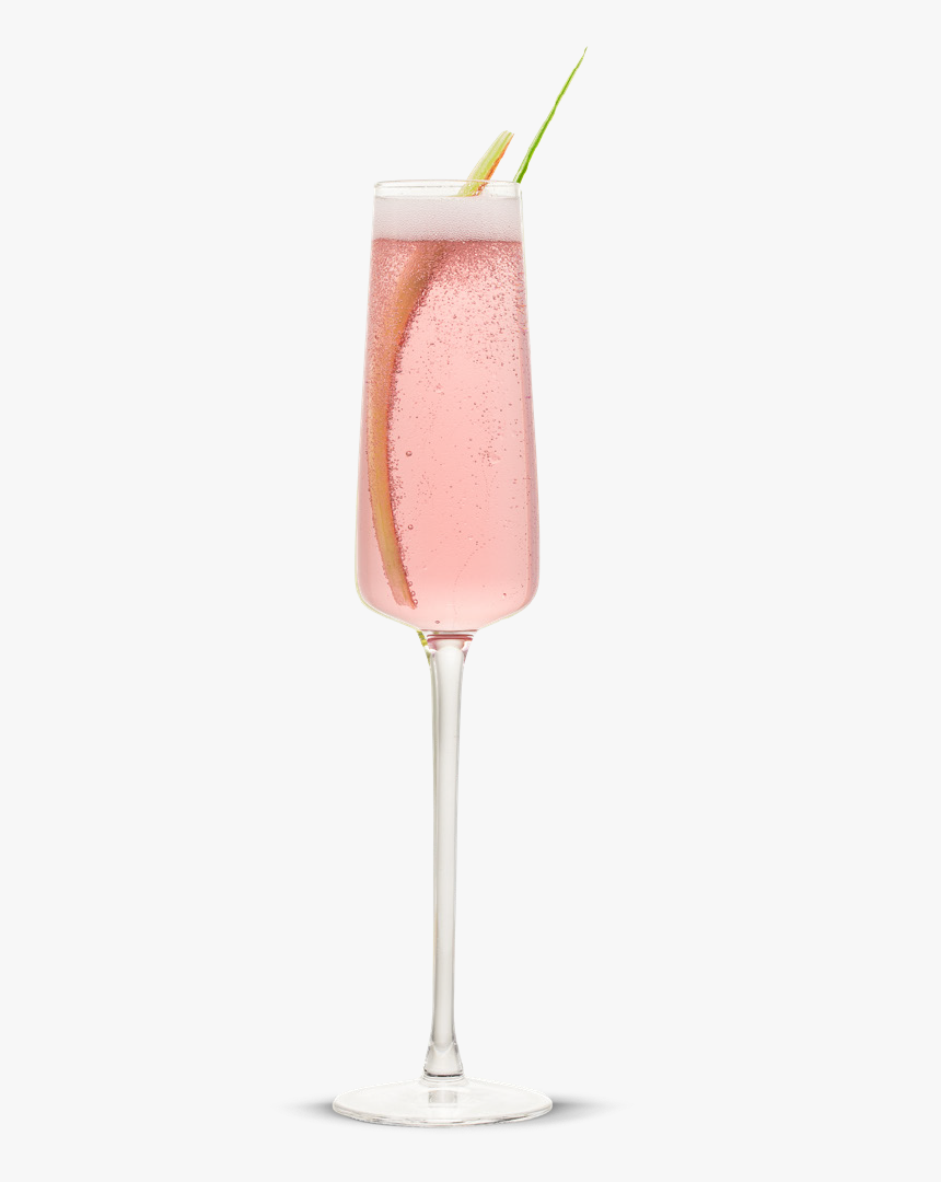 The Rhubarb Fizz - Rhubarb And Ginger Gin Fizz Cocktail, HD Png Download