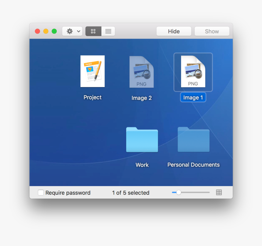 Macos Hide Folder, HD Png Download