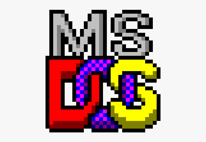 File - Msdos-icon - Ms Dos Icon, HD Png Download