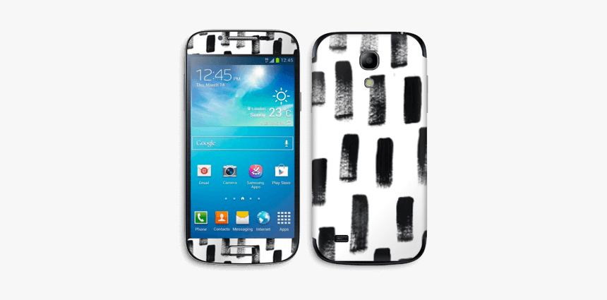 Black & White Skin Galaxy S4 Mini - Samsung Galaxy S4, HD Png Download