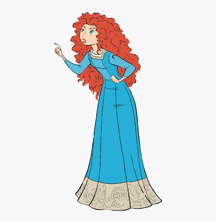 Merida - Clipart - Disney Brave Merida Clipart, HD Png Download