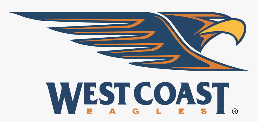 West Coast Eagles Logo, Logotype - West Coast Eagles Logo, HD Png Download