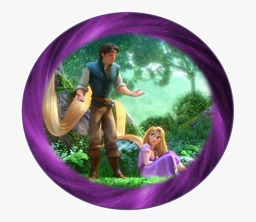 Tangled Party Toppers Or Free Printable Candy Bar Labels - Tangled Disney, HD Png Download