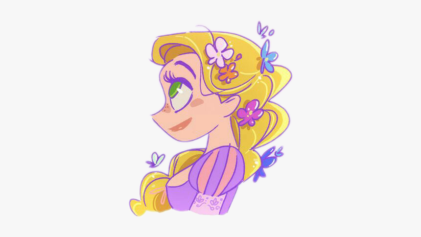 #rapunzel #enredados - Cartoon, HD Png Download