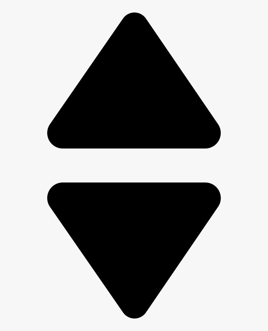 Arrow Triangle Up And Down Svg, HD Png Download