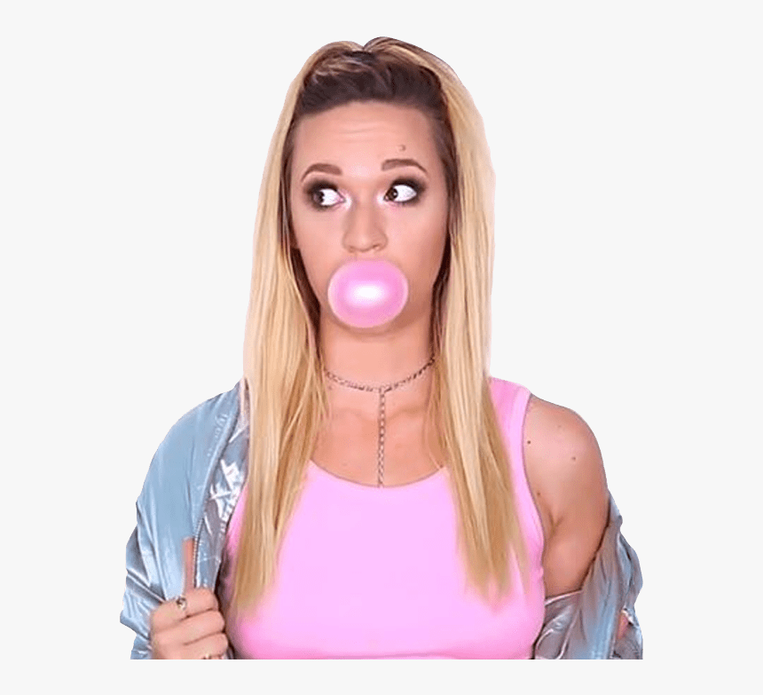 Alisha Marie Bubble Gum - Girl Bubble Gum Png, Transparent Png