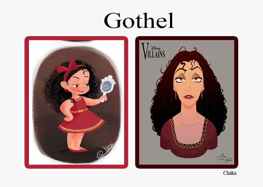 Disney Villains Kawaii Madre Gothel, HD Png Download