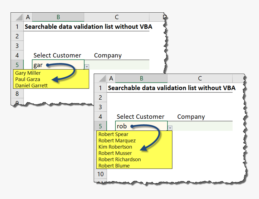 Excel Dropdown Search, HD Png Download