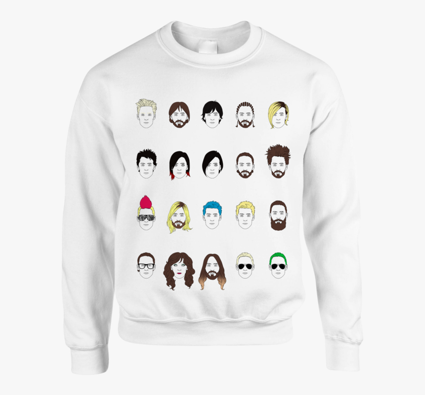 Jared Leto Portrait Of A Madman Sweatshirt - Jared Leto Portrait Of A Madman, HD Png Download