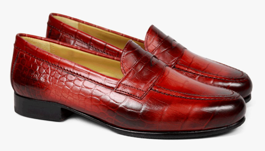 Loafers Marie 1 Croco Red Hrs - Slip-on Shoe, HD Png Download