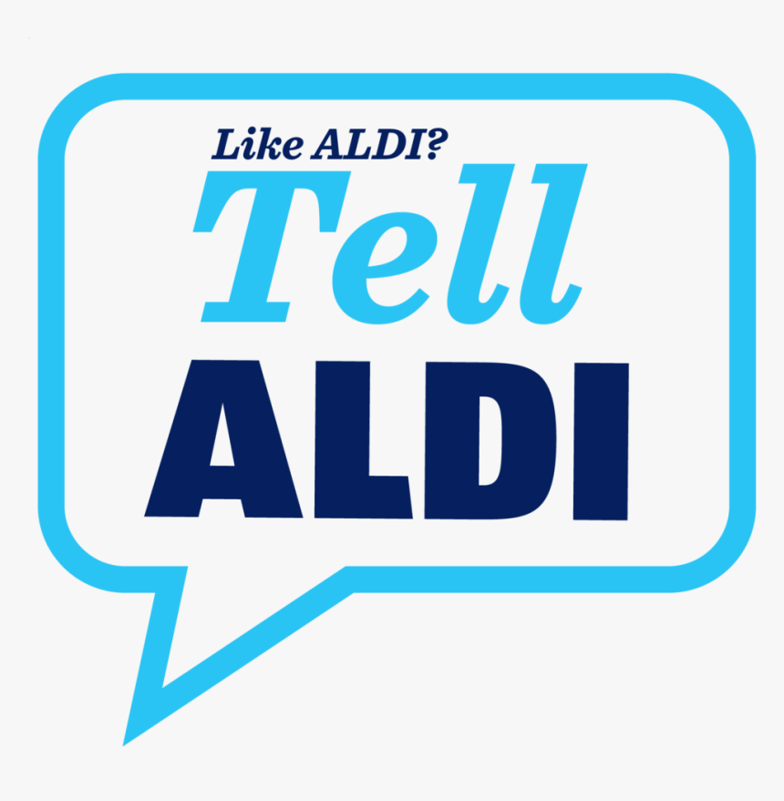 Tellaldi Logo Tagline - Aldi, HD Png Download
