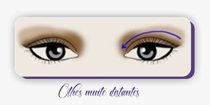 Wide Set Eyes Makeup, HD Png Download