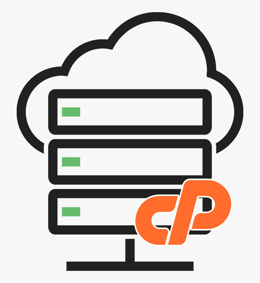 Cloud Server Cpanel - Cloud Server Icon Png, Transparent Png
