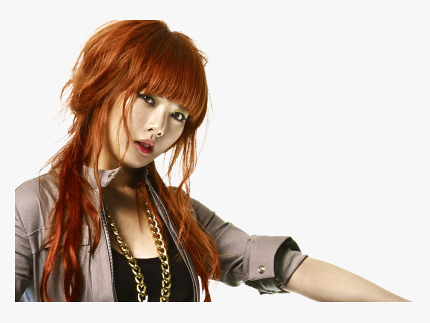 Hyuna - 4minute - Vol - 2-hit Your Heart , Png - Kpop - Hyuna สี ผม, Transparent Png