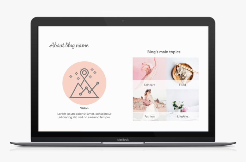Blogger Media Kit Template2 - Pdf Presentation Free Template, HD Png Download