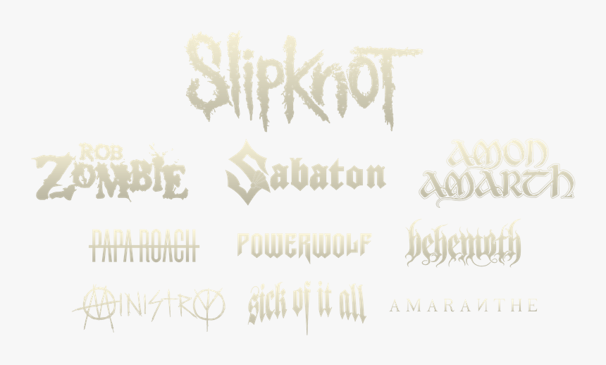 Knotfest-logos - Slipknot, HD Png Download