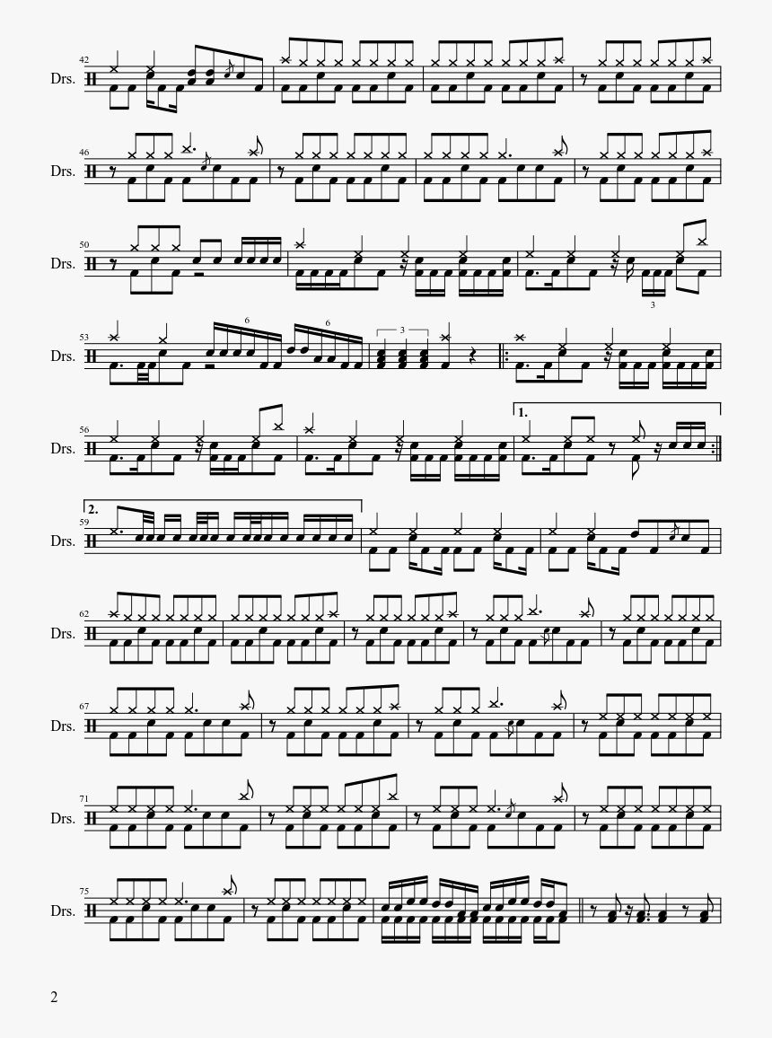 Duality Slipknot Drums, HD Png Download