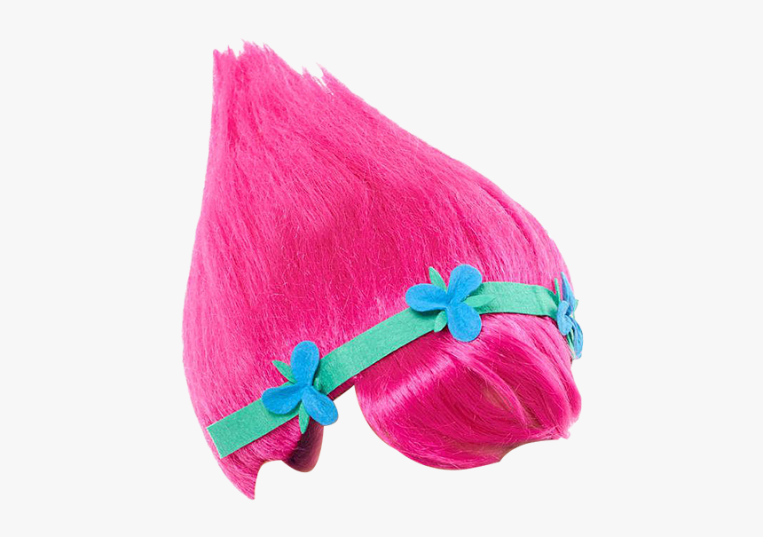 Trolls Hair Png - Pink Wig Dress Up, Transparent Png