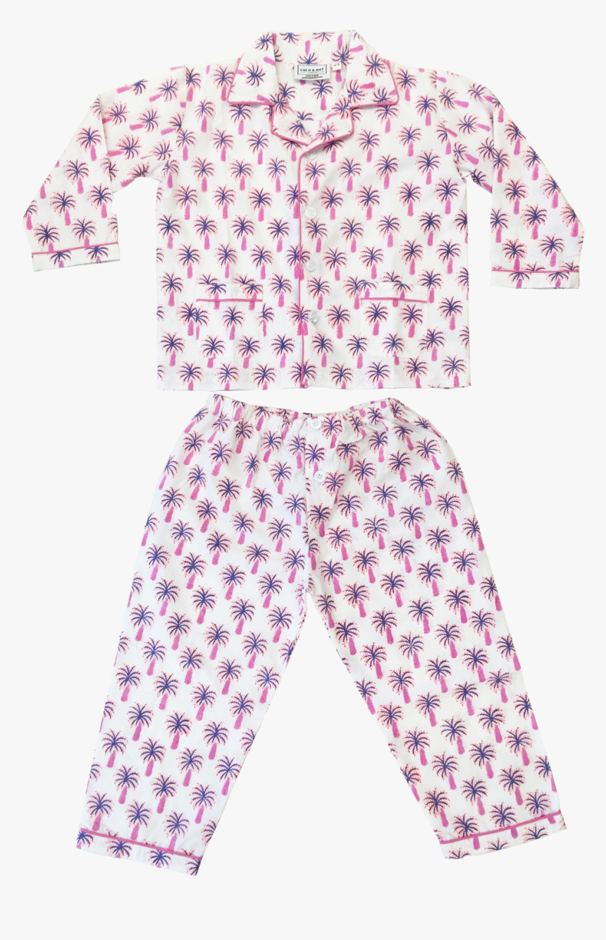 Pink Palm Tree Kids Pyjamas - Portable Network Graphics, HD Png Download