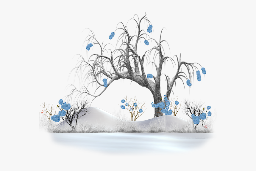 Arbre,tubes,png - Snow, Transparent Png
