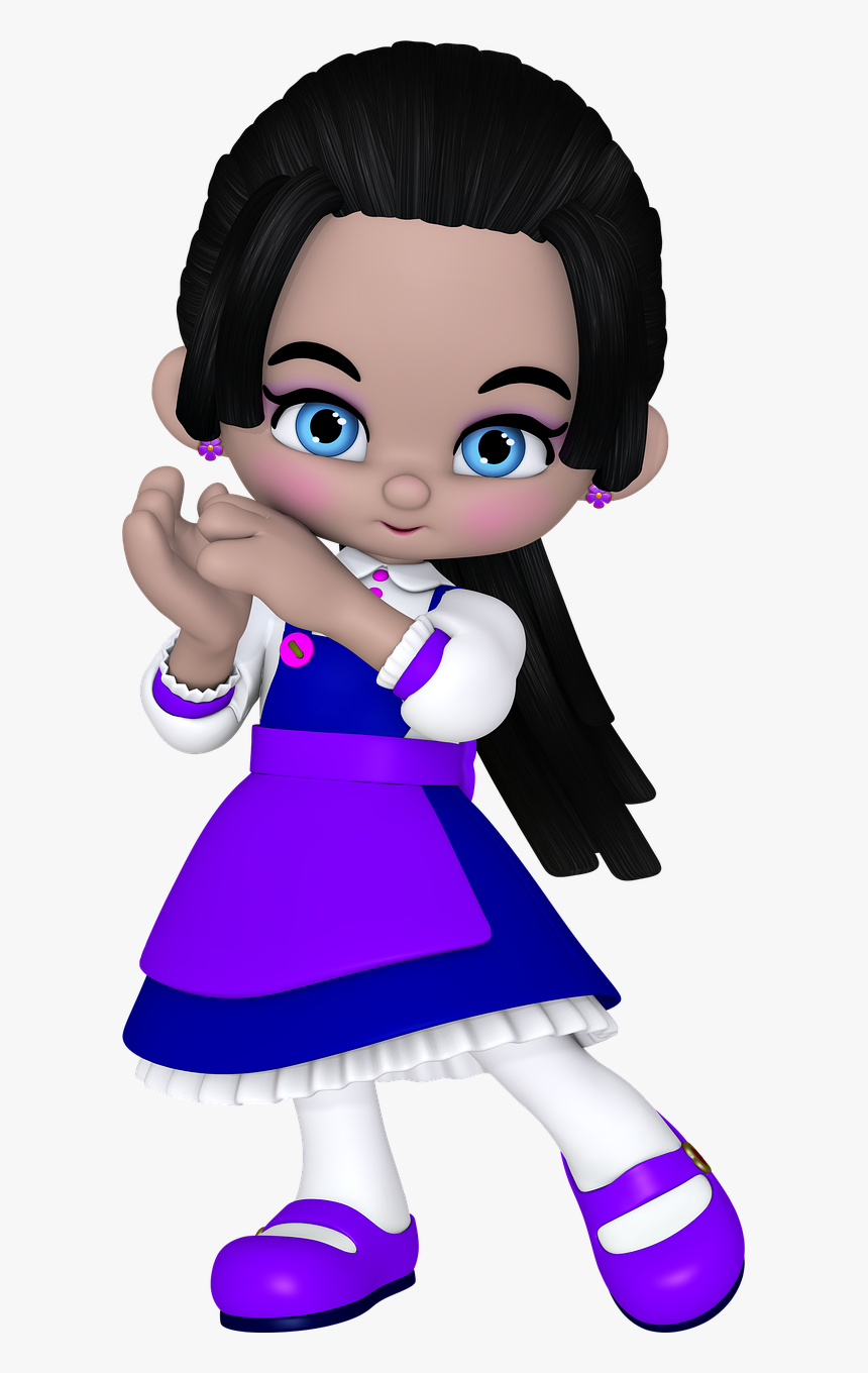 Gumdrops Tube Poser Girl Young Png Image Clipart , - Cartoon, Transparent Png