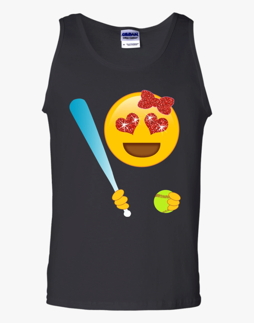 Cute Emoji Softball Player For Girls And Teens Tank - Deebo Bike Rental Shirt, HD Png Download