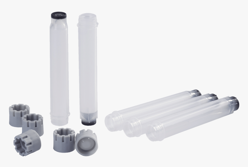 40ml Externally Threaded Tubes And Grey Externally - Pipe, HD Png Download