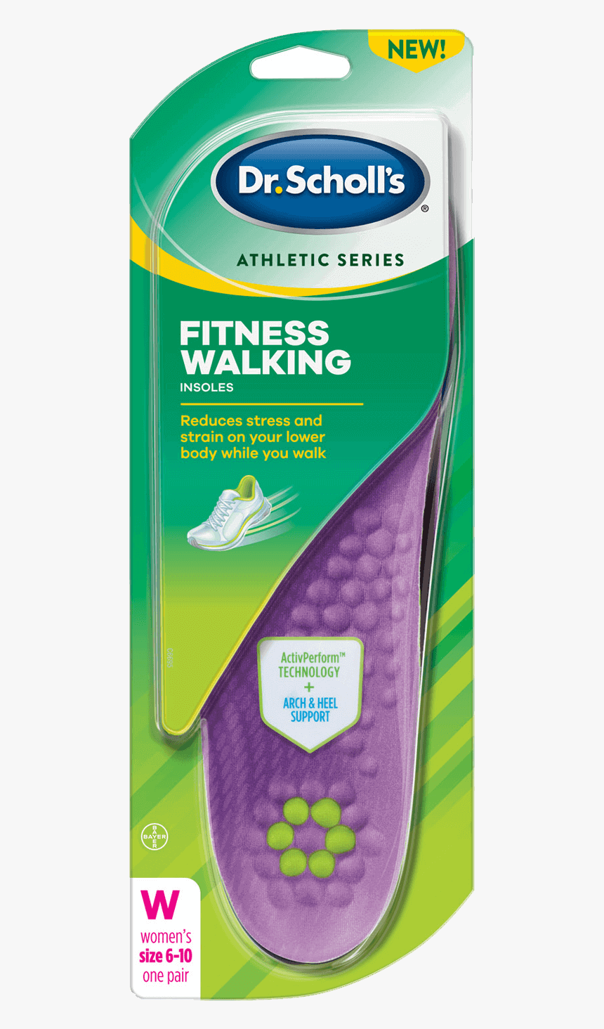 Front Of Dr - Dr Scholl's Walking Insoles, HD Png Download