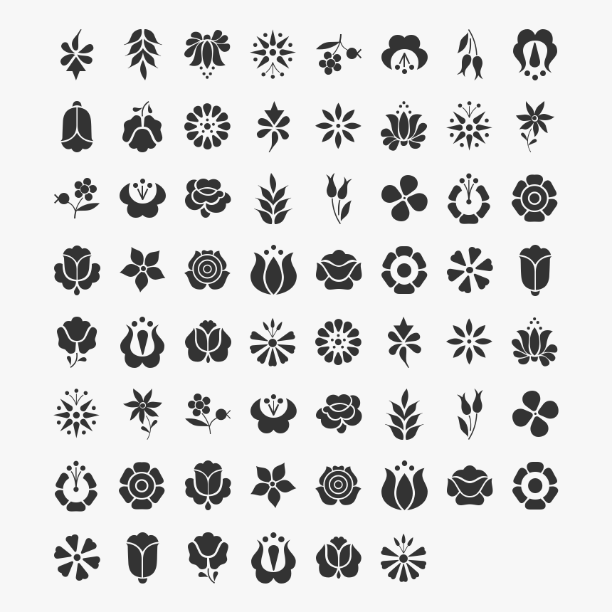 Kalocsai Flowers, HD Png Download