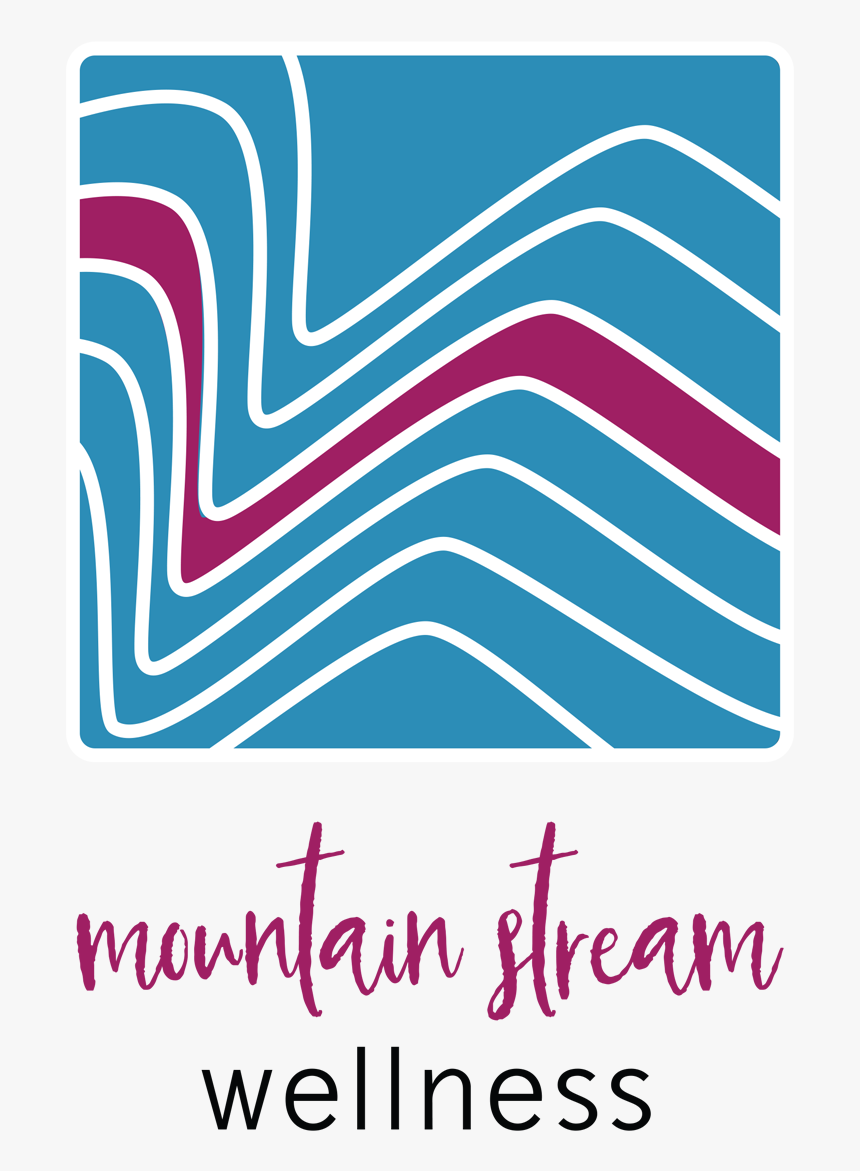 Mountain Stream Wellness Logo - Graphic Design, HD Png Download
