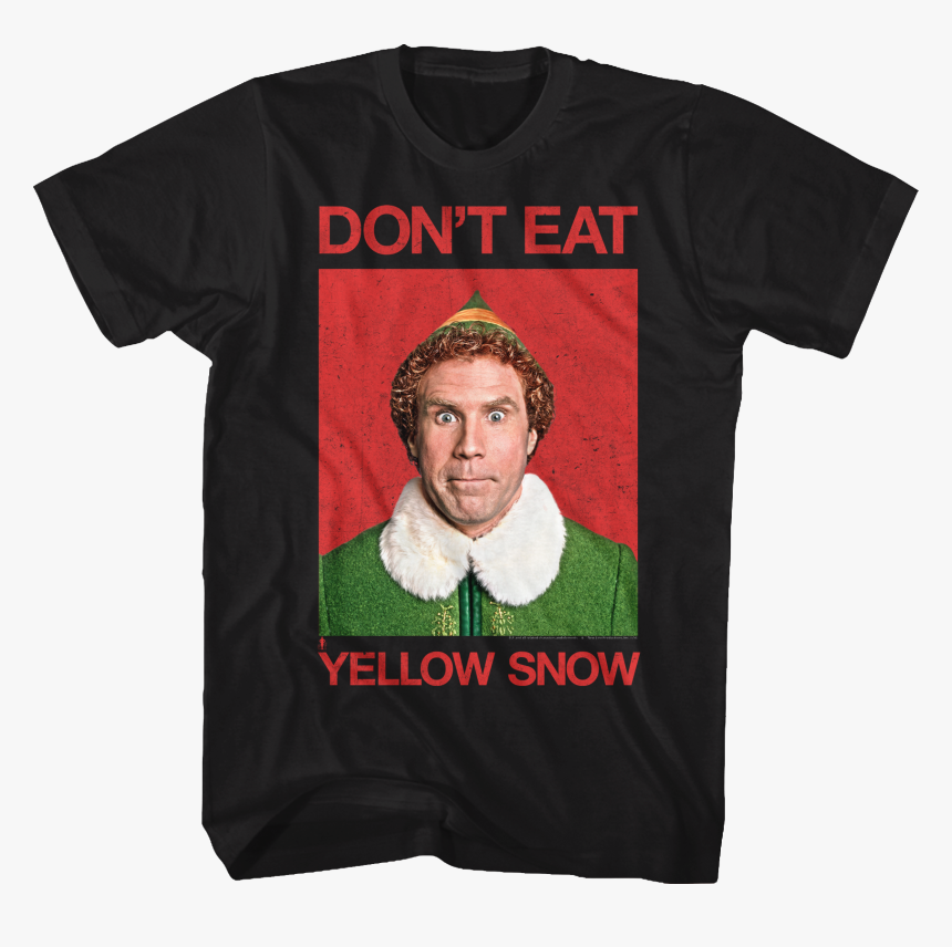 Yellow Snow Elf T-shirt - Don T Eat The Yellow Snow Shirt, HD Png Download