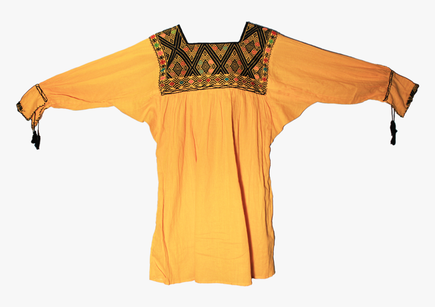 Buy Embroidered Chiapas Handmade Dress - Art, HD Png Download