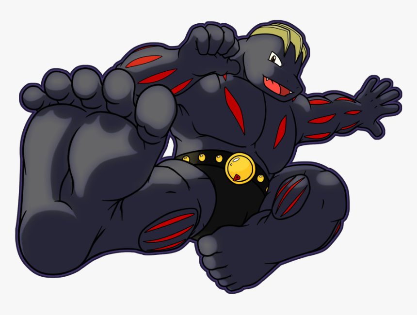 Machoke Flying Kick Ii - Pokemon Machoke, HD Png Download