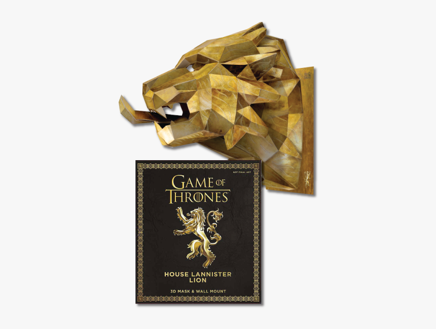 Game Of Thrones Mask - Lion Lannister Game Of Thrones, HD Png Download