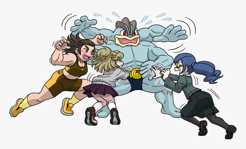 Machamp Girls, HD Png Download