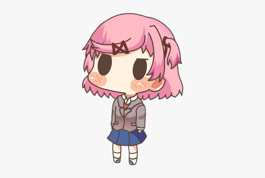 #ddlcnatsuki #ddlc #natsuki #natsukiddlc #natsukidokidoki - Cartoon, HD Png Download
