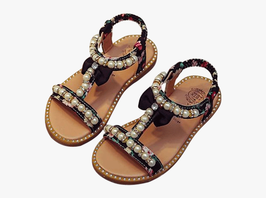 Aaliyah Beaded Sandal - Sandal, HD Png Download