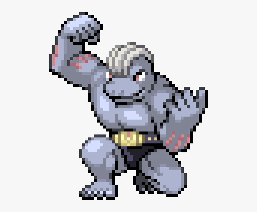 Transparent Machoke Png - Machoke Pixel Art, Png Download