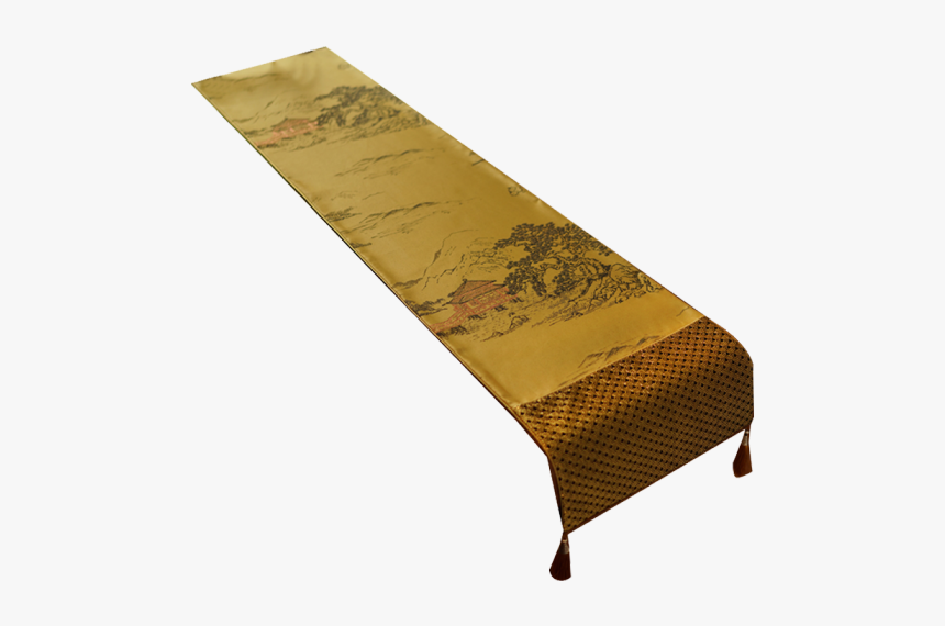 New Golden Courtyard Luxury Table Cloth Brocade Fashion - Outdoor Furniture, HD Png Download